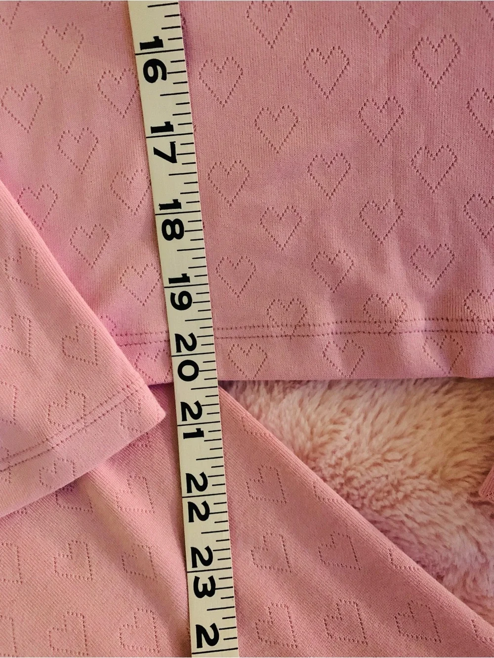 Z Supply Maison Heart Pointelle Long Loungewear Set Pink Crush Large Comfy NWT